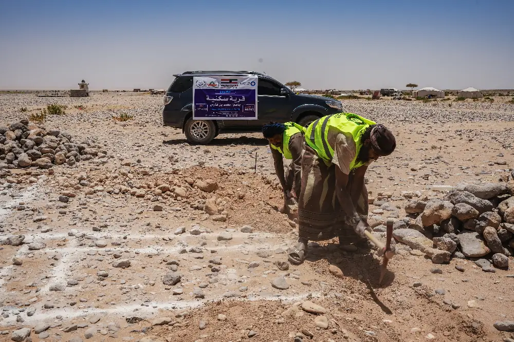 Laying the Foundation Stone for the Residential Village and Commencing Field Execution Works
